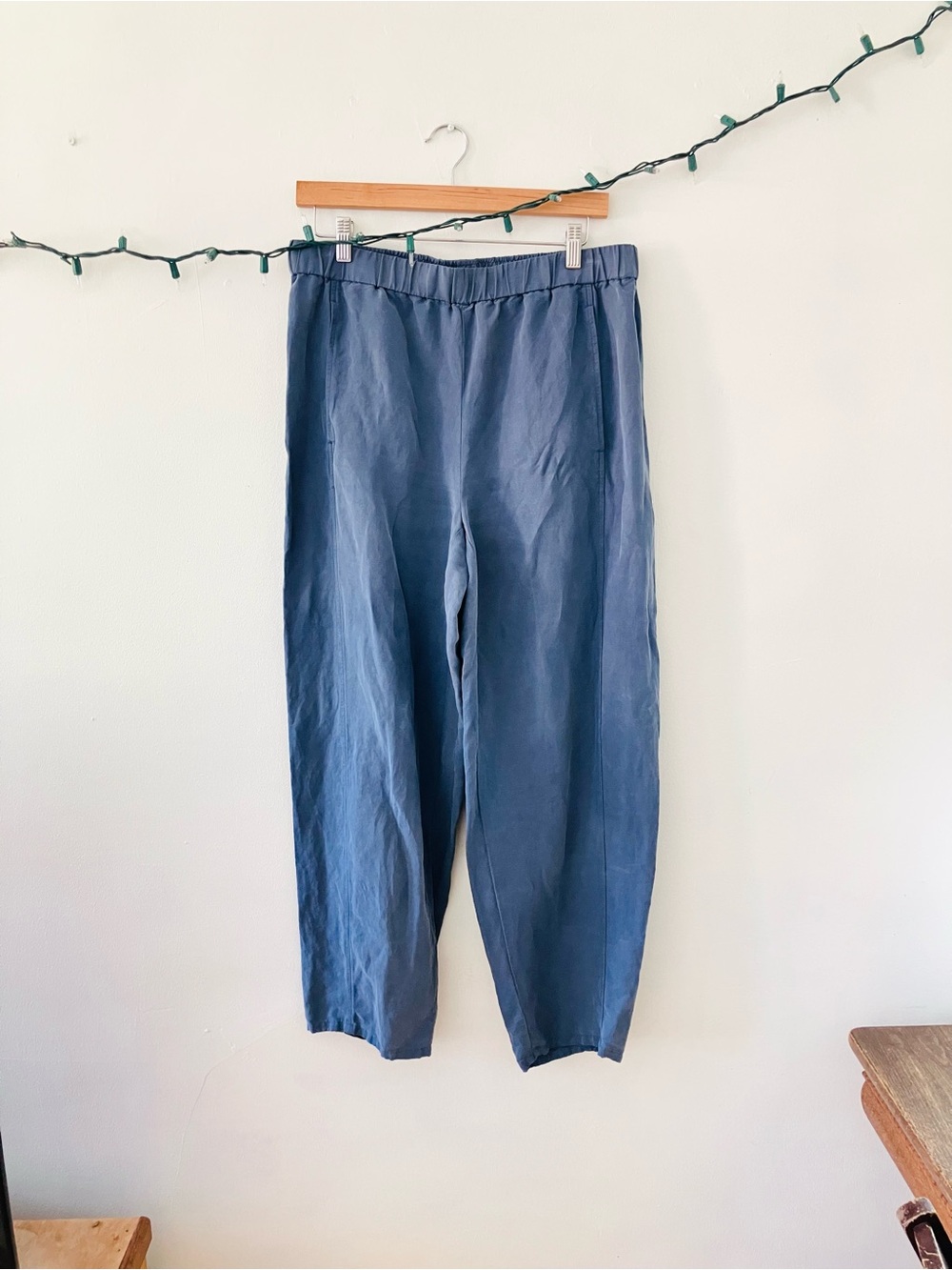 Eileen Fisher Silk/Linen Trousers